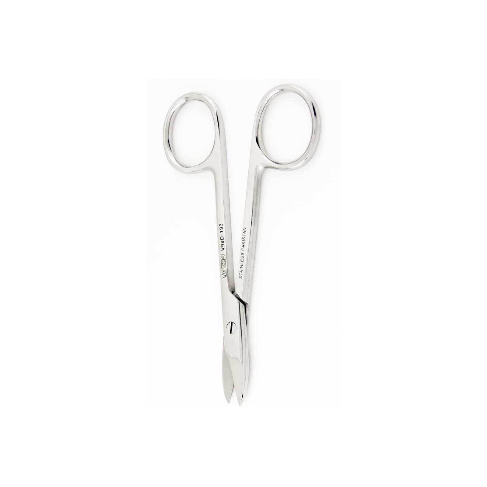 Miltex Vantage Crown and Collar Scissors, Straight, Smooth, Stainless Steel, 4-1/8", 1/Pk, V99D-133 thumbnail 3