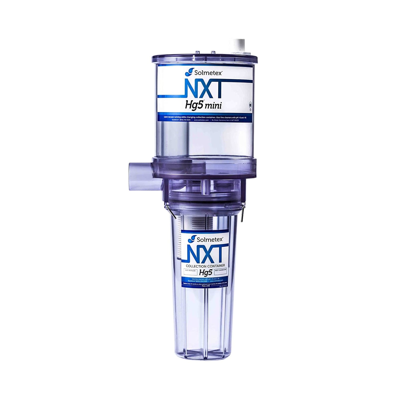Solmetex NXT Hg5/Hg5 Mini Amalgam Separator Replacement Upgrade (RPL Upgrade), with Floor/Wall Mount Brackets - NXT Hg5/Hg5 Mini Amalgam Separator Replacement Upgrade - Image 1