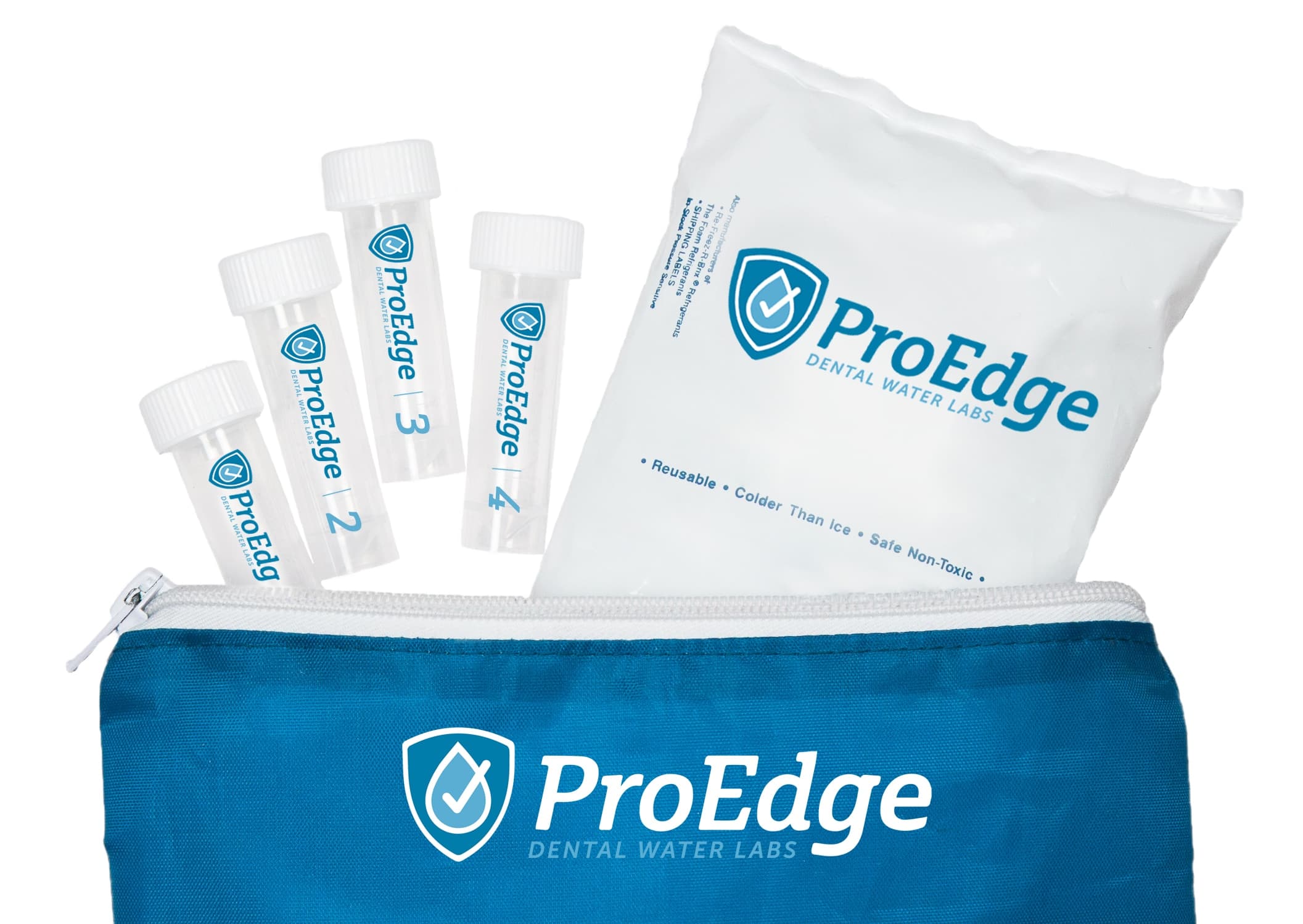 ProEdge R2A Mail-In Dental Unit Waterline Testing Kit, 4 Vials, 80401 thumbnail 4