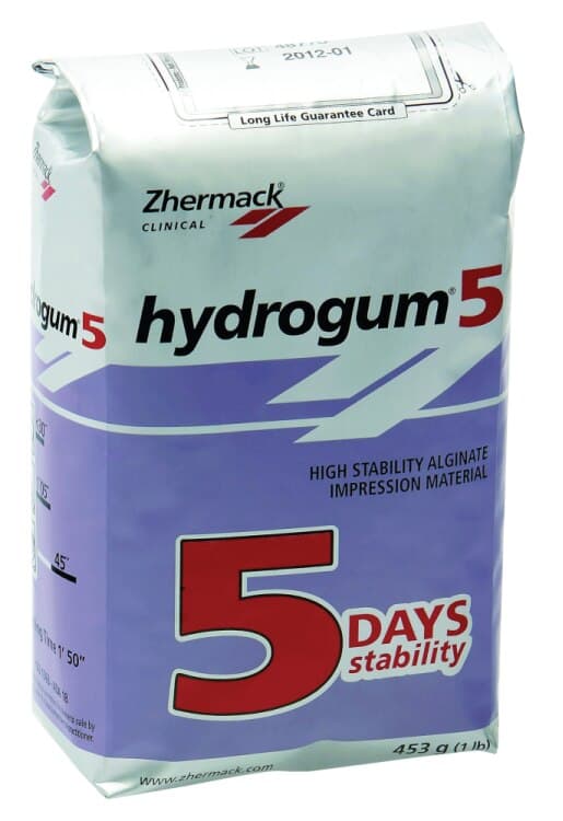 Zhermack Hydrogum 5 Dustless Alginate Impression Material, Extra Fast Set, Fruit Flavor, 1 lb Bag, C302070 thumbnail 7