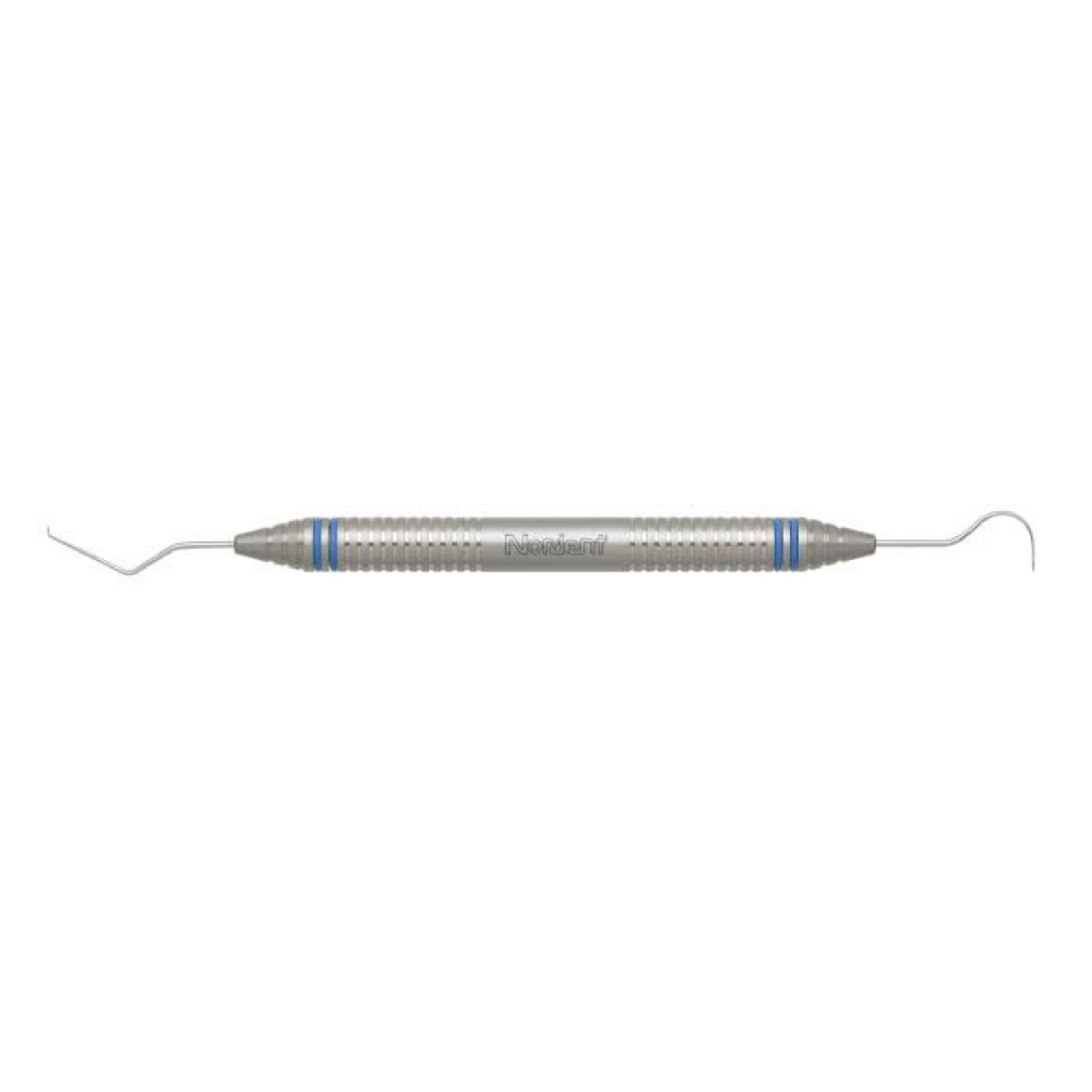 Nordent Double-Ended Dental Explorer, Tufts #17-23, DuraLite ColorRings Handle, Stainless Steel thumbnail 2