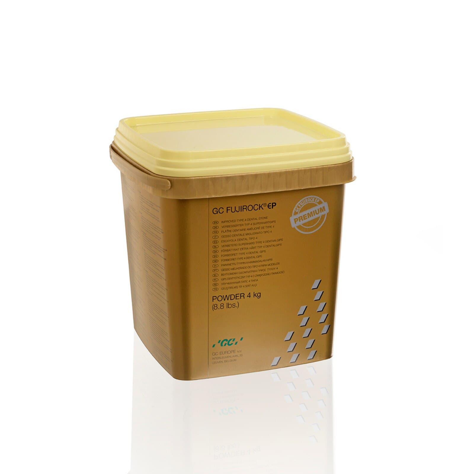 GC America FujiROCK EP Premium Type 4 Dental Die Stone, Pastel Yellow, 4 kg, 890364 thumbnail 3
