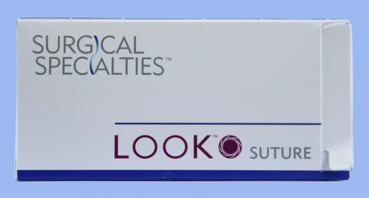 Look Plain Gut Absorbable Suture, 3-0, 18" (45 cm), C-21 Reverse Cutting Needle, 1/2 Circle, 26 mm, Beige, 12/Pk, 593B thumbnail 6