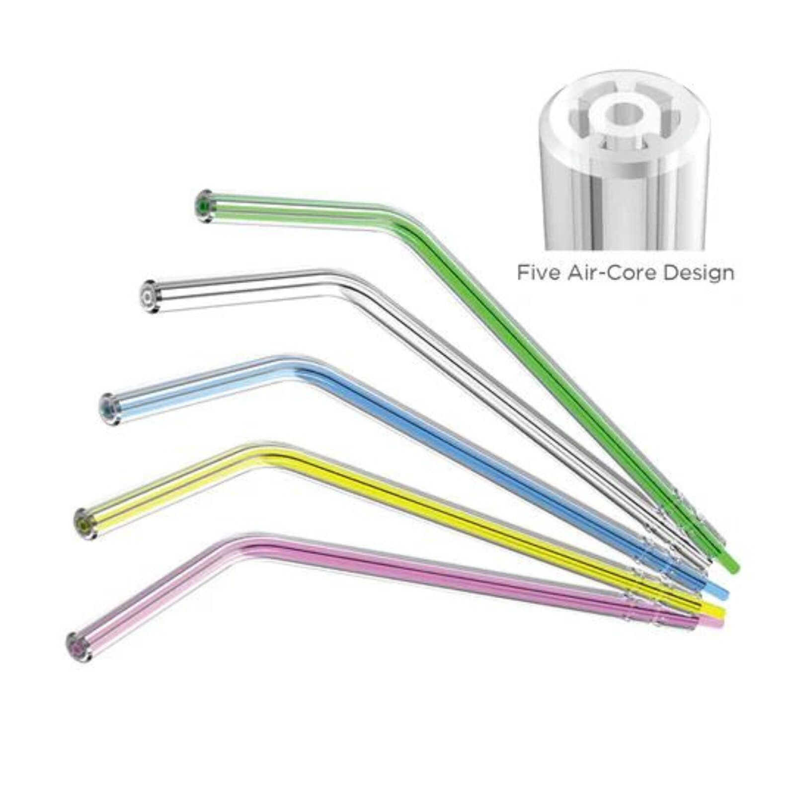 NeoTip Air/Water Syringe Tips, Clear with Assorted Color Cores, 250/Pack, 105-250AST thumbnail 2