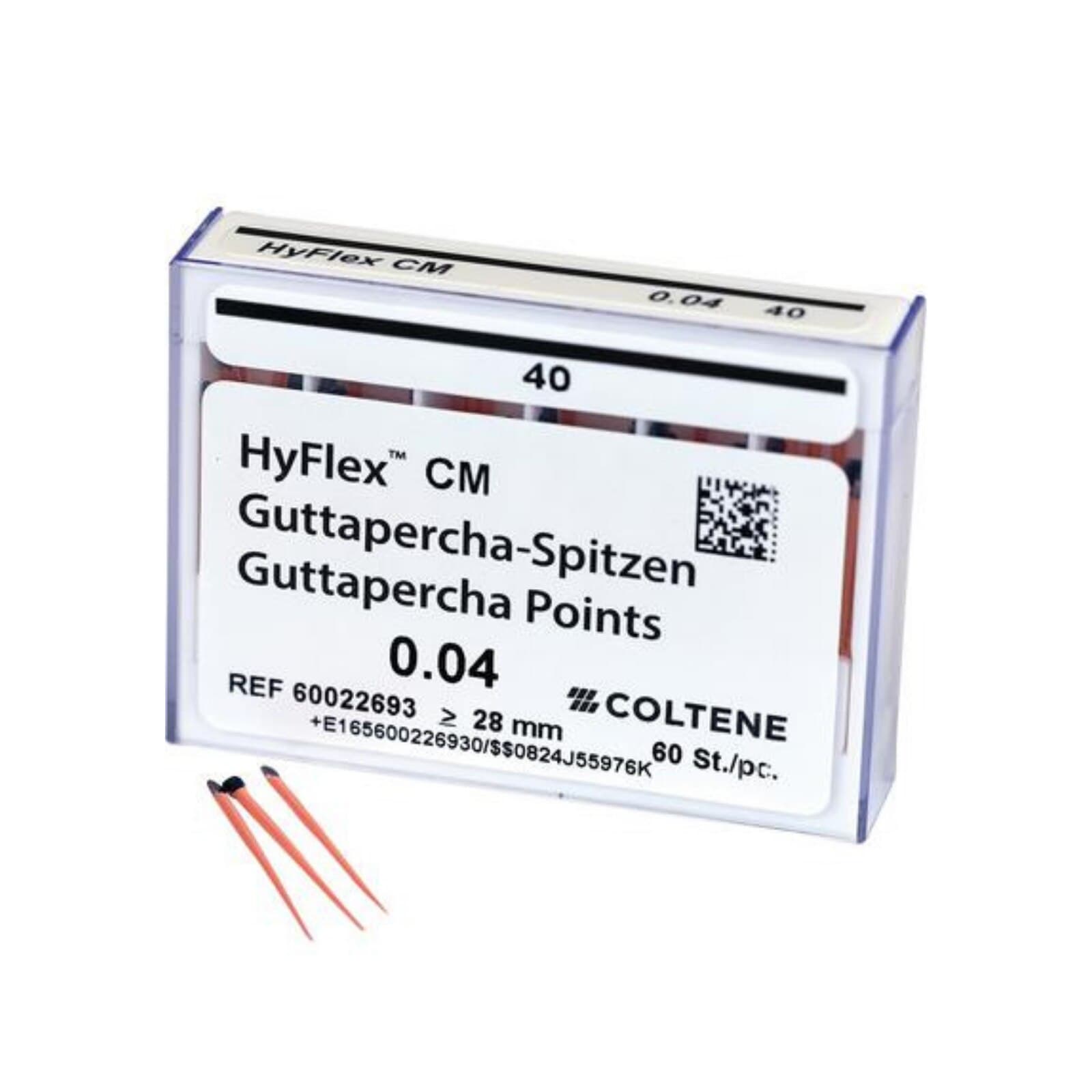 HyFlex CM Gutta Percha Points, .04 Taper, Size #40, Black, 60/Box, 60022693 thumbnail 2