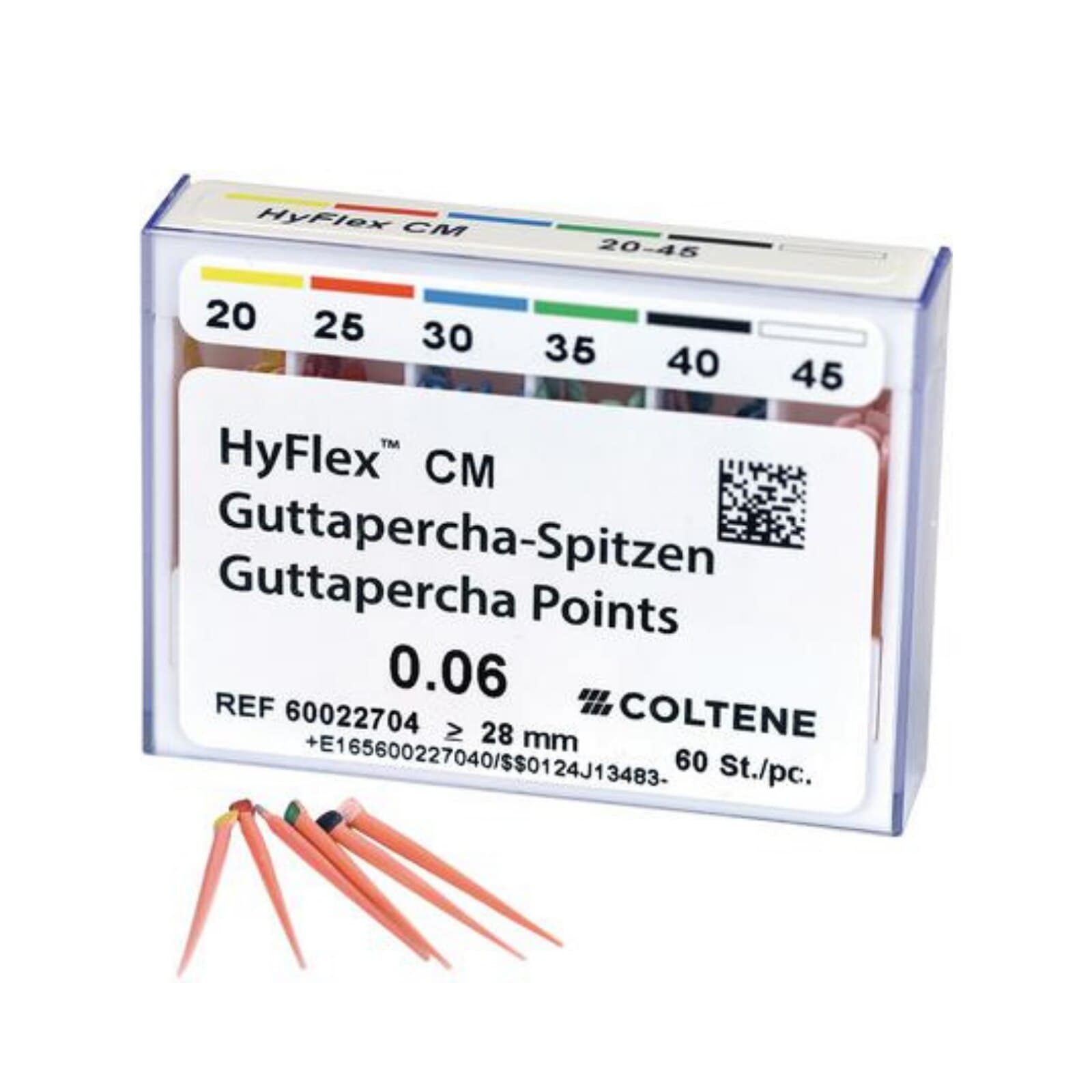 HyFlex CM Gutta Percha Points, .06 Taper, Size #30, Blue, 60/Pk, 60022699 thumbnail 3