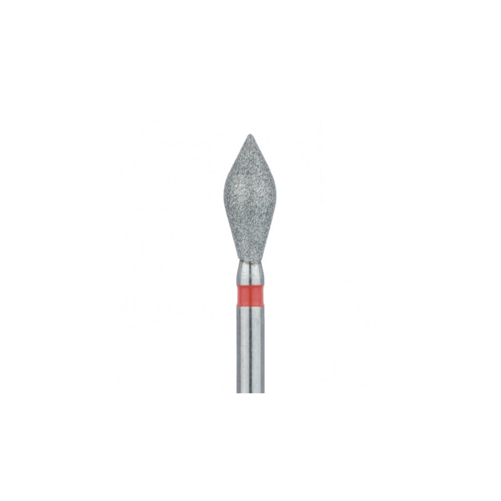 Meisinger 899F-031-FG Fine Diamond Bur, Modified Football/Barrel, Friction Grip, 3.1 mm Head Diameter, 7.0 mm Head Length, Red Ring, 5/Pk thumbnail 3