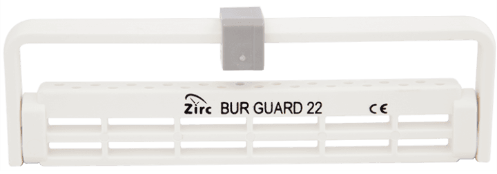 Zirc Steri-Bur Guard 22-Hole Bur Block, White, 50Z410A thumbnail 2