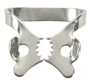 Ivory Tiger Rubber Dam Clamp, #2T Bicuspid, Winged, Serrated Jaws, Stainless Steel, 1/Pk, 50057843 thumbnail 5