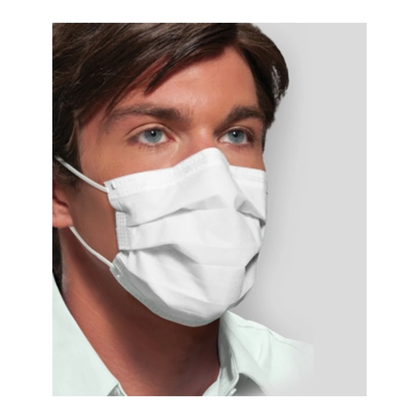 Crosstex Ultra Sensitive FogFree Earloop Mask with Secure Fit Technology, ASTM Level 3, White, 40/Box, GCFCXSFSF thumbnail 14