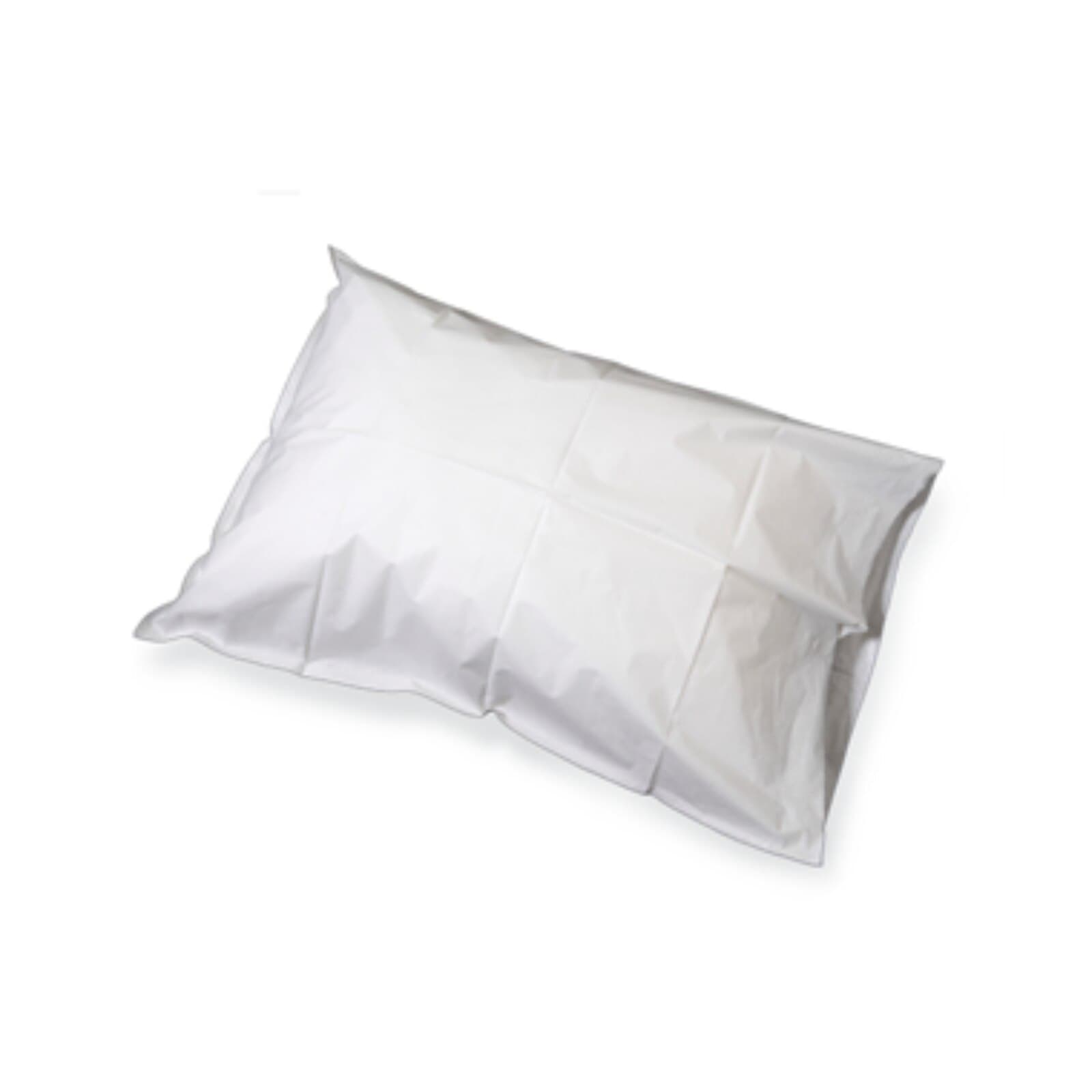 Crosstex 21" x 30" Fluid Resistant Pillow Cases, Tissue/Poly, White, 100/Box, PC2130 thumbnail 3