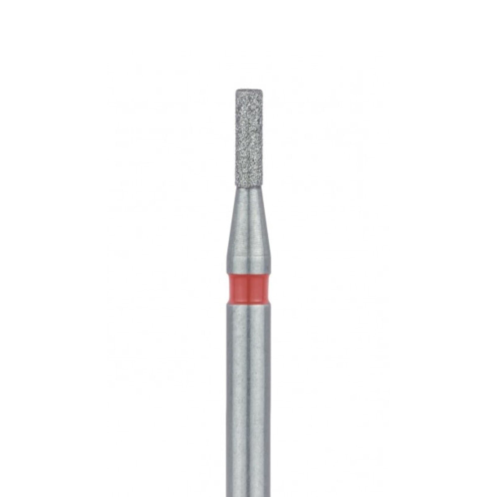 Meisinger 835F-010-FG Fine Diamond Bur, Cylinder, Flat End, Friction Grip, 1.0 mm Head Diameter, 3.5 mm Head Length, Red Ring, 5/Pk thumbnail 3