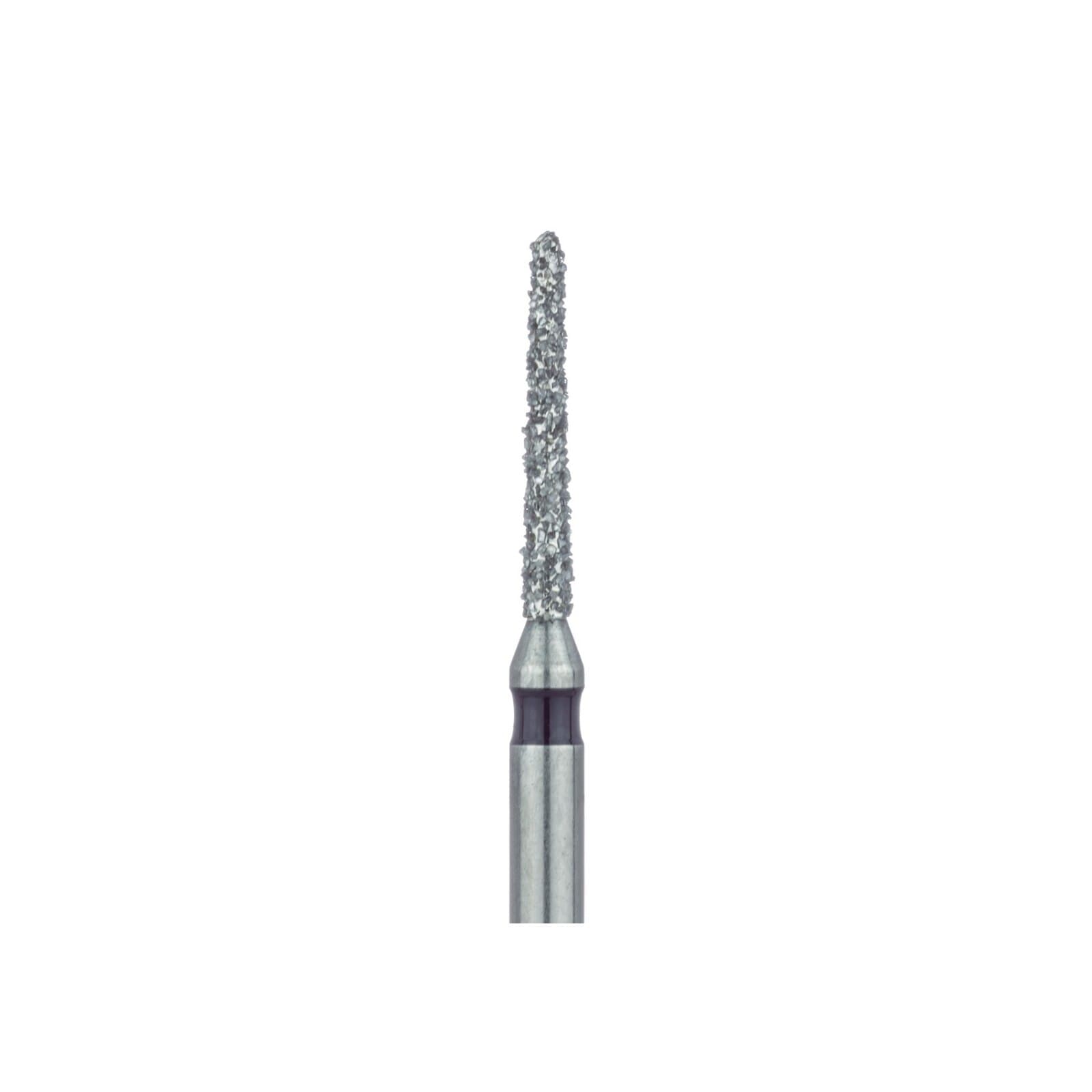 Meisinger 850H-012 Diamond Bur, Round End Taper, Super Coarse, FG, 1.2 mm, Black, 5/Pk thumbnail 4