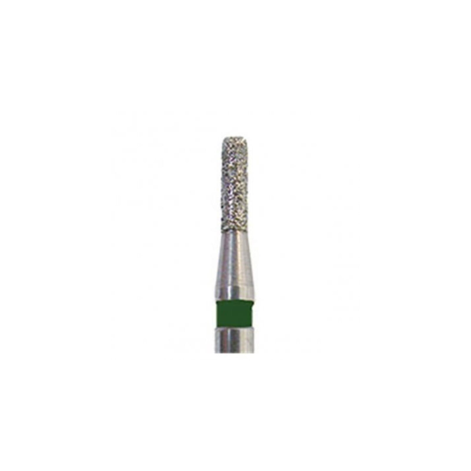 Meisinger 840-010-FG Diamond Bur, Round Edge Cylinder, Medium Grit, 1.0 mm Diameter, Friction Grip, 5/Pack thumbnail 3