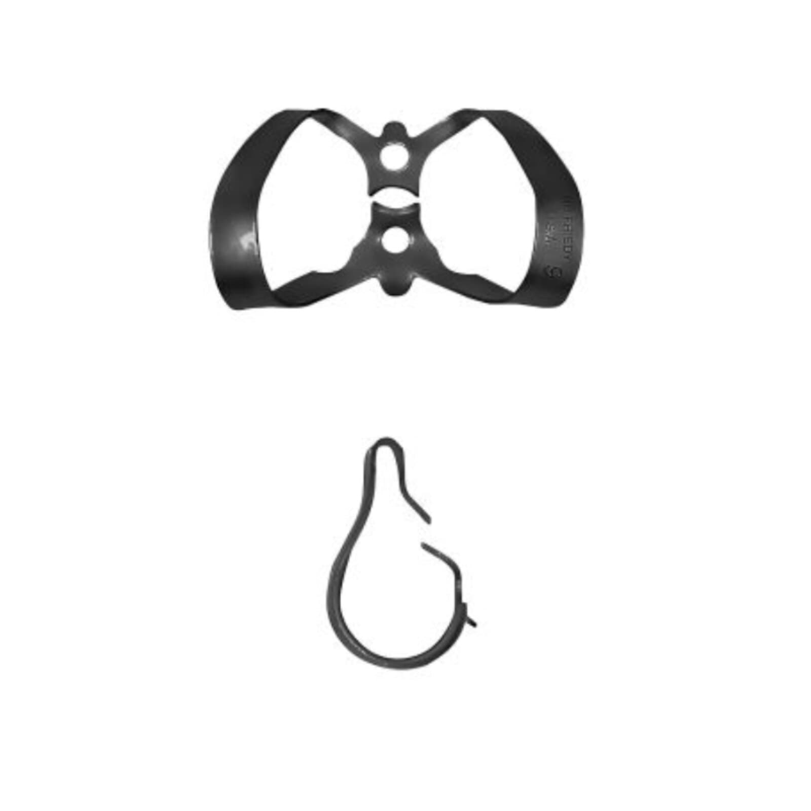 Hu-Friedy Black Line Rubber Dam Clamp #9, Anterior, Winged, RDCM9X thumbnail 2