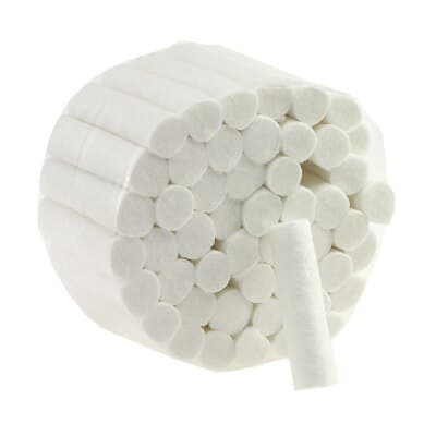 BeeSure Cotton Rolls #2 Medium, 1-1/2" x 3/8", Non-Sterile, 100% Cotton, 2000/Box, BE1820 thumbnail 5