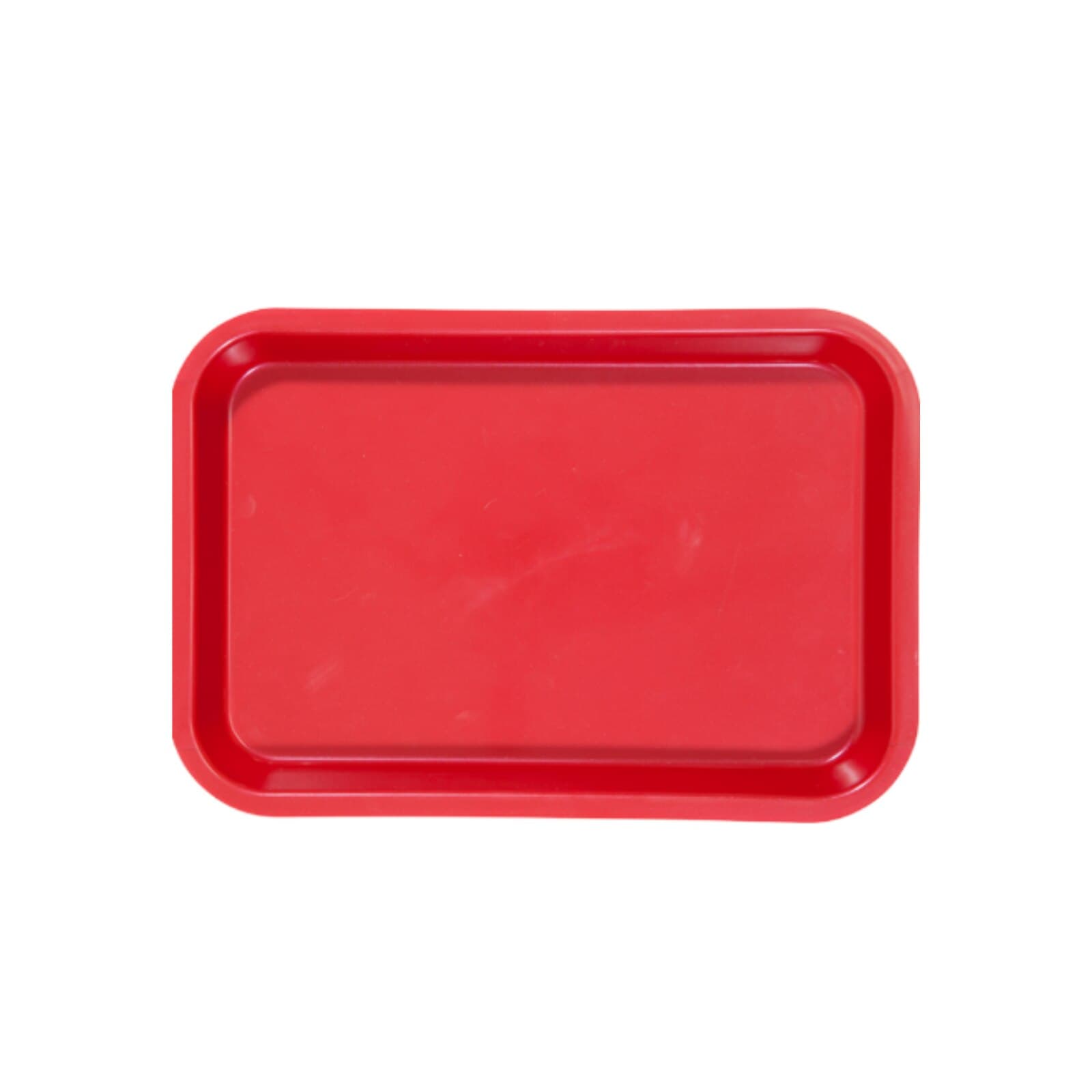 Zirc Mini Tray, F-Size, Flat, Red, 9-3/8" x 6-3/8" x 7/8", 20Z101-M thumbnail 2