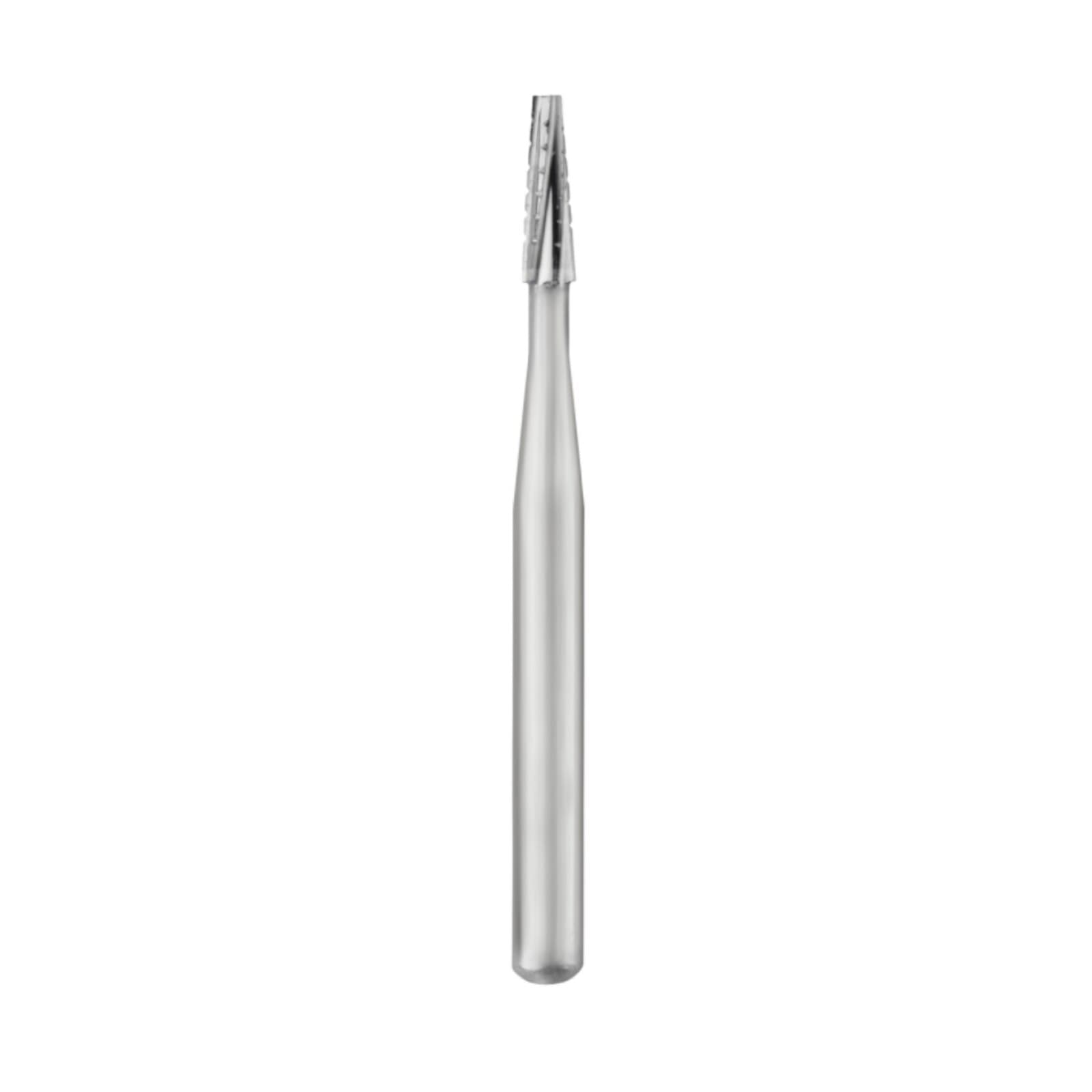 SS White Sterile Carbide Bur, FG, Tapered Fissure Flat End Plain, #701, 25/Roll thumbnail 2