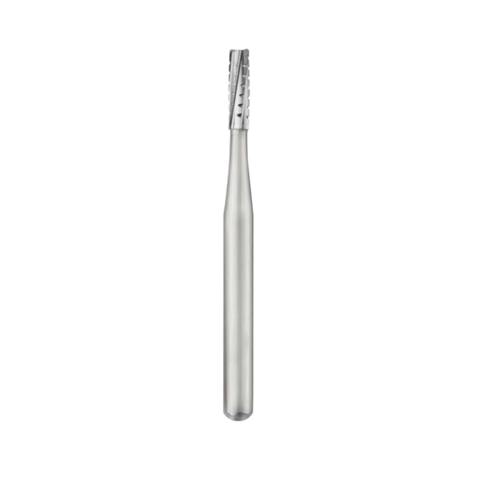 SS White Sterile Carbide Bur, FG, Straight Fissure Flat End Crosscut, #558, 25/Roll thumbnail 2