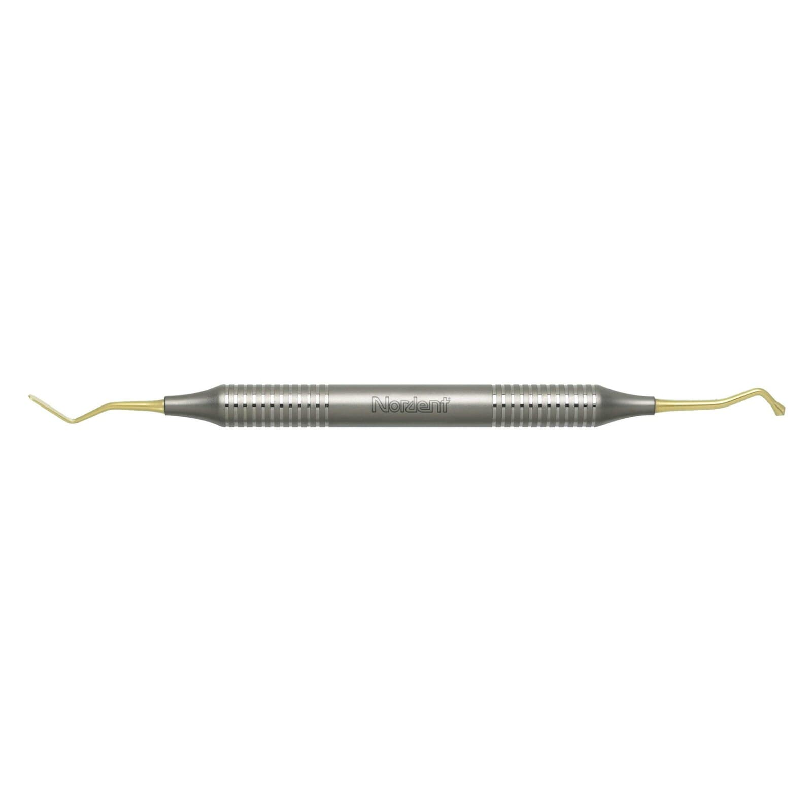 Nordent Composite Placement Instrument, Double-Ended, #22T Paddle/Acorn, Titanium Nitride Coated, DuraLite ColorRings Handle thumbnail 3