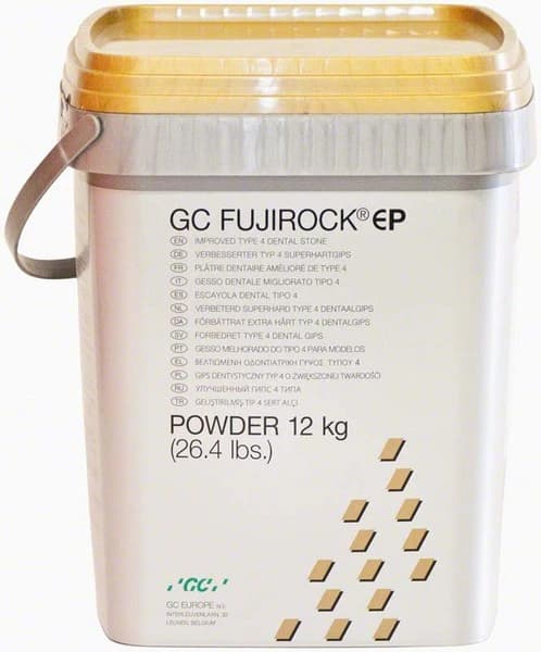 GC Fujirock EP Type IV Dental Die Stone, Golden Brown, 12 kg (26 lb) Pail thumbnail 3