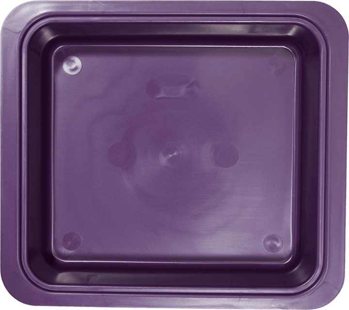 Zirc Procedure Tub Only, Neon Purple, 12-1/4" x 10-7/8" x 2-3/4", 20Z463R thumbnail 2