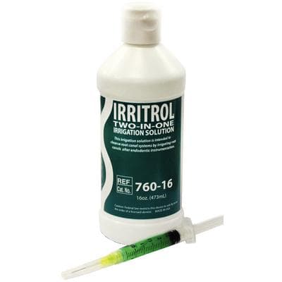 Irritrol Two-In-One Endodontic Irrigation Solution, EDTA & Chlorhexidine Gluconate, 16 oz Bottle, Green, 1/Pk, 760-16 thumbnail 5
