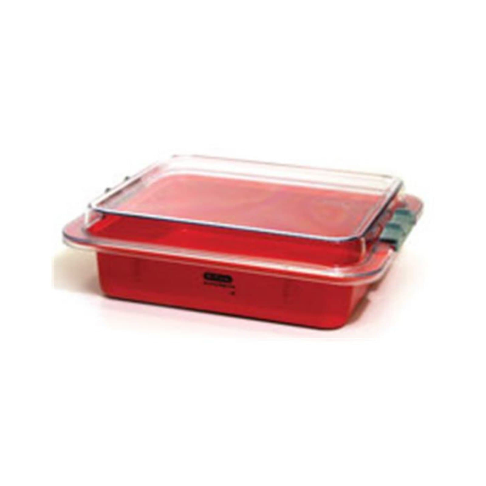 Hu-Friedy IMS Signature Series Procedure Tub Only, Red, 12 1/4" x 10 7/8" x 2 3/4", IMS-1410 thumbnail 3