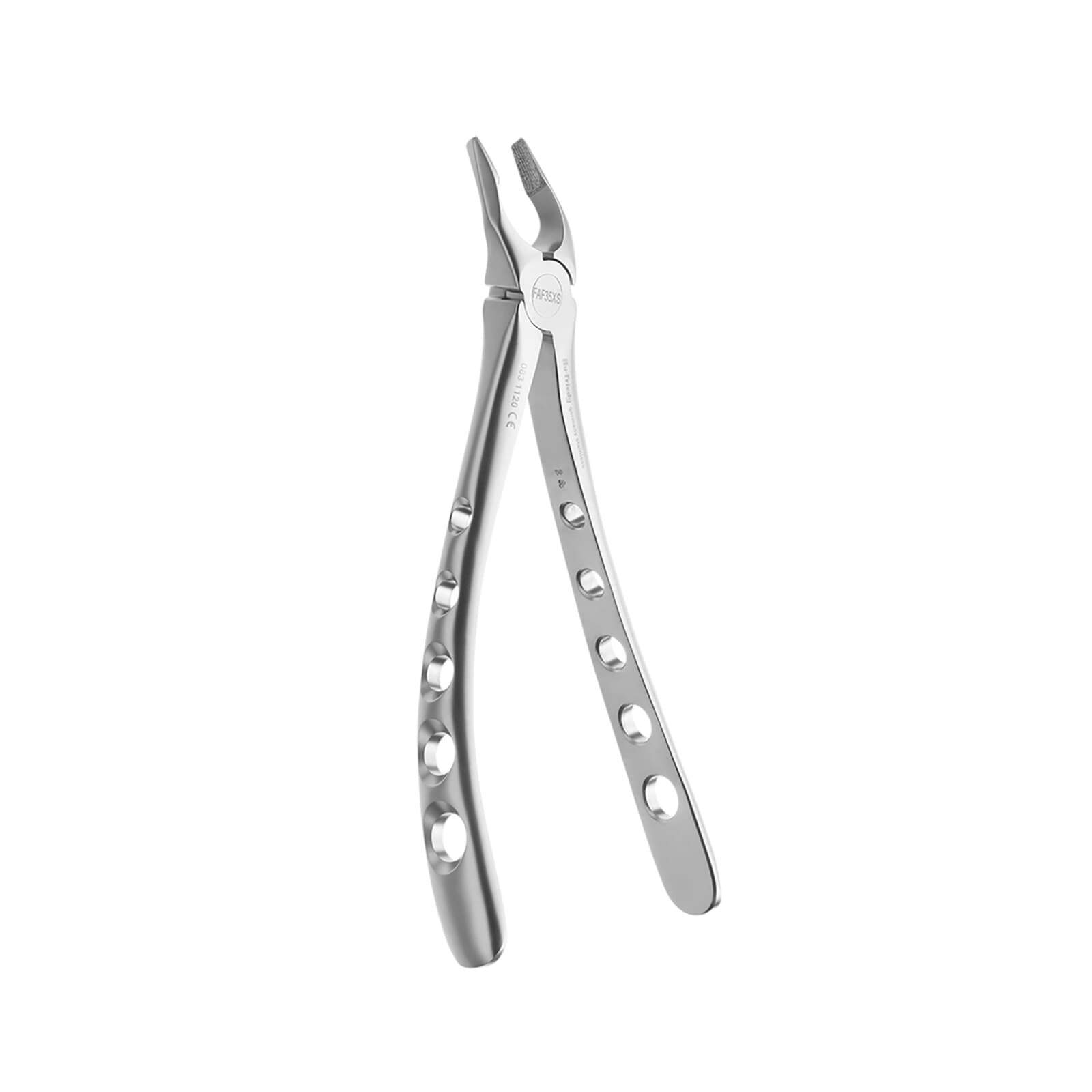 Hu-Friedy Atraumair #35 Apical Extraction Forceps, Upper Canines/Premolars, Diamond Dusted, Serrated, FAF35XSD thumbnail 2