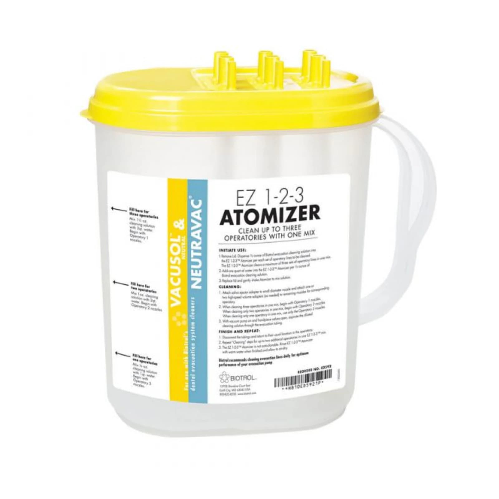 Biotrol EZ 1-2-3 Atomizer Evacuation Tubing Air Aspirator, 1/Pk, ED592 thumbnail 9