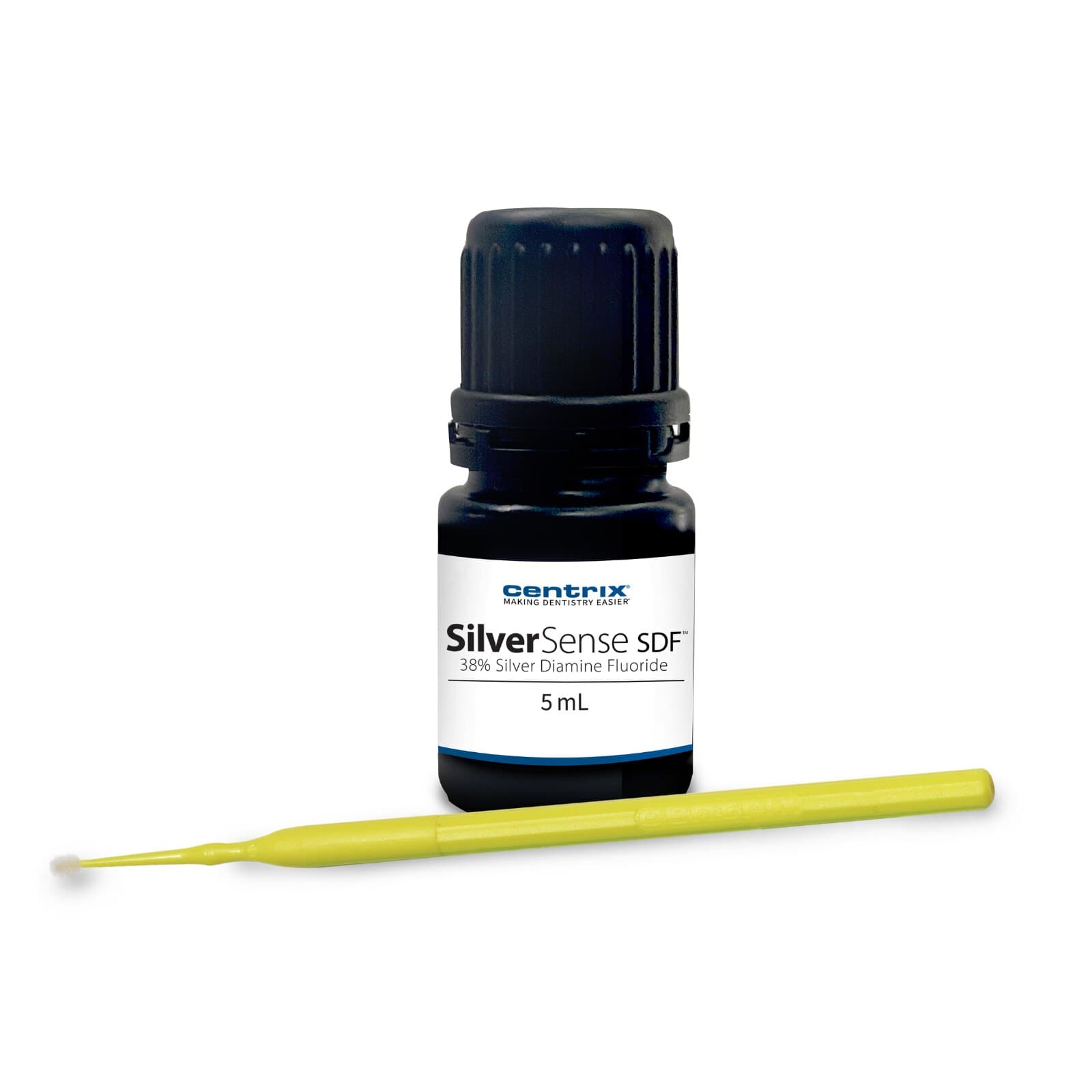 SilverSense SDF 38% Silver Diamine Fluoride Standard Kit, 1 x 5 mL Dropper Bottle with 20 Benda Micro Applicators, 310172 thumbnail 7