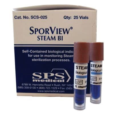 Crosstex SporView Self-Contained Steam Biological Indicators, 24-Hour, 100/Box, SCS-100 thumbnail 11