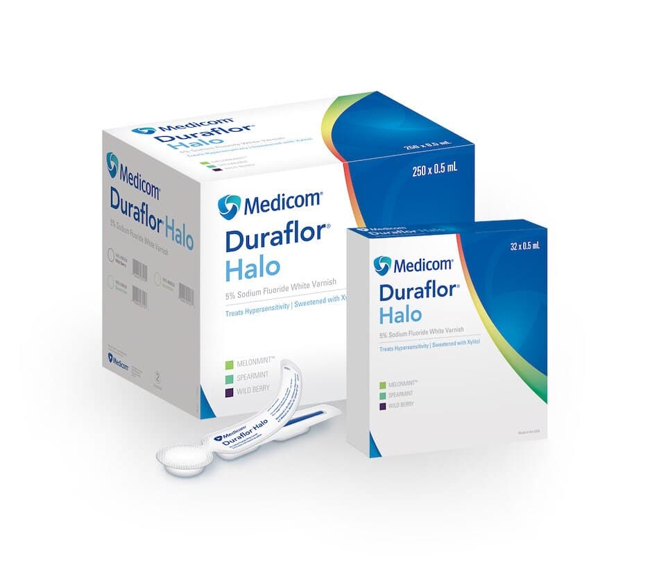 Duraflor Halo 5% Sodium Fluoride White Varnish, Unit Dose, 0.5 ml, Spearmint, 32/Pk, 1015-SM32 thumbnail 6