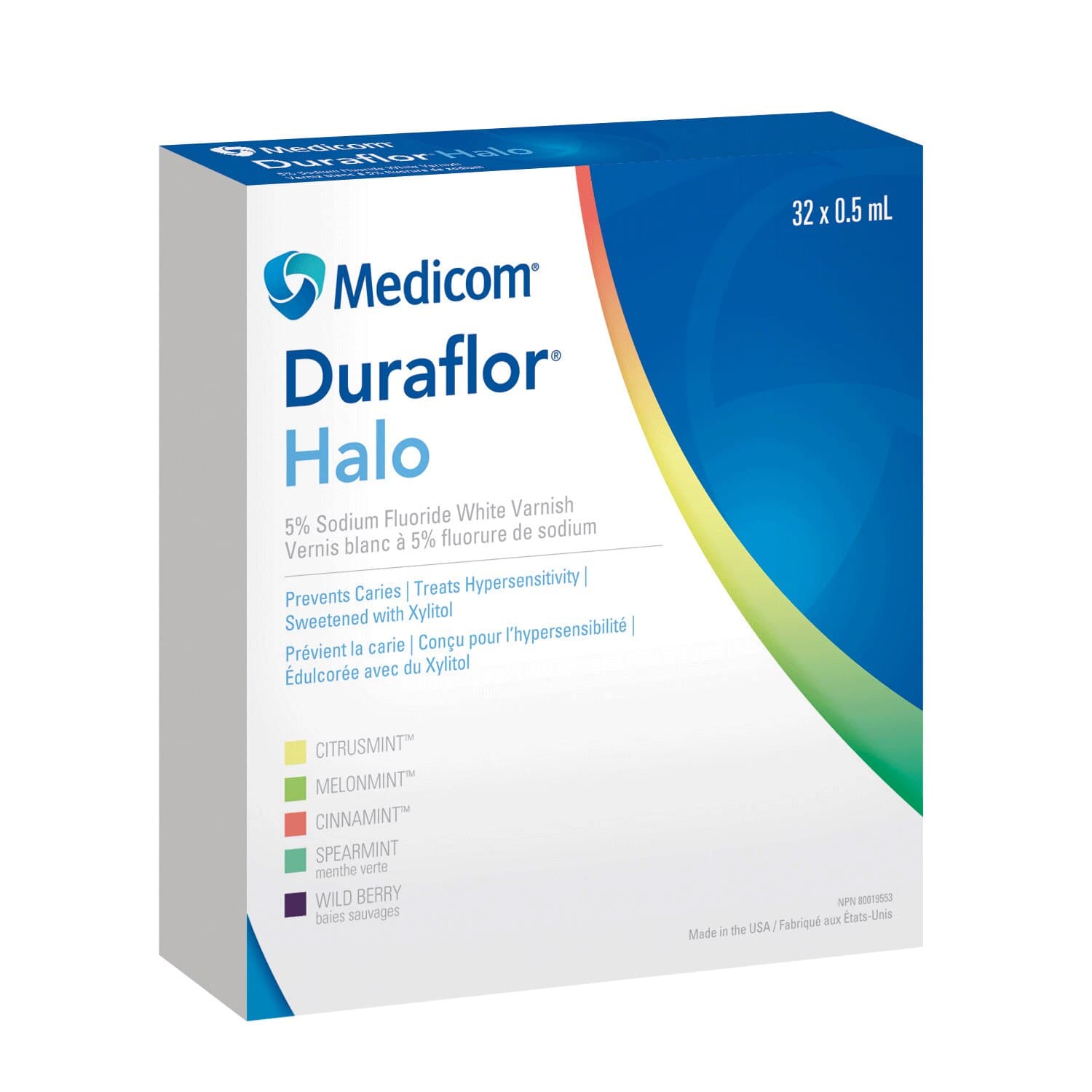 Duraflor Halo 5% Sodium Fluoride White Varnish, Unit Dose, 0.5 ml, Spearmint, 32/Pk, 1015-SM32 thumbnail 7