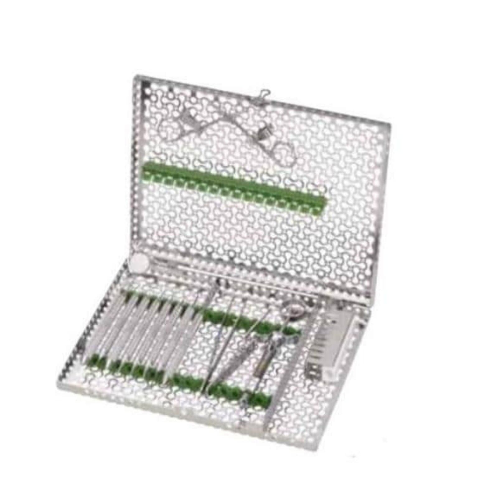 Hu-Friedy IMS Infinity Series Oral Surgery Cassette, Green, 14.5" x 1.25" x 8", IMNOS9 thumbnail 2