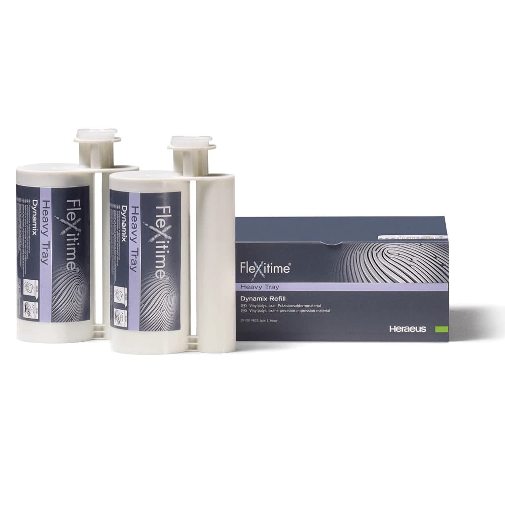 Kulzer Flexitime Dynamix Putty VPS Impression Material Refill, 2 x 380 mL Cartridges, 40003992 thumbnail 3