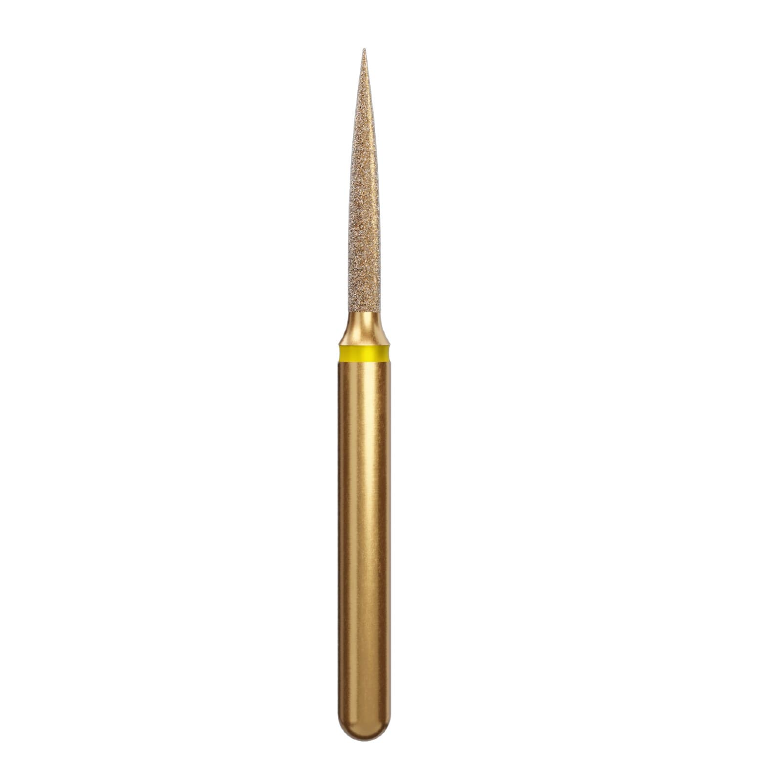 Alpen Multi-Use Diamond Bur, FG #862 Flame, 1.2mm, Extra Fine, Yellow, 5/Pk, R862EF012FG thumbnail 2