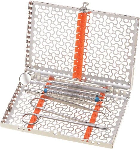 Hu-Friedy IMS Infinity Series Instrument Cassette, 10-Instrument, Small, Blue, 8" x 5.5" x 1.25", IMN5108, 1/Pk thumbnail 7