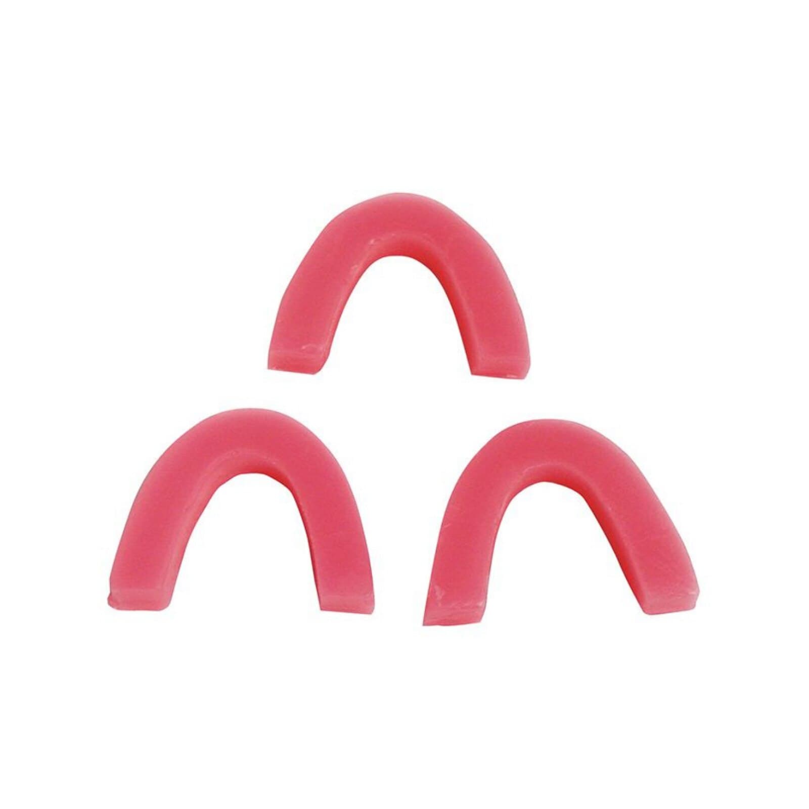 Keystone Pink Wax Bite Blocks, U-Shaped, Medium Soft, 100/Box, 1880240 thumbnail 3