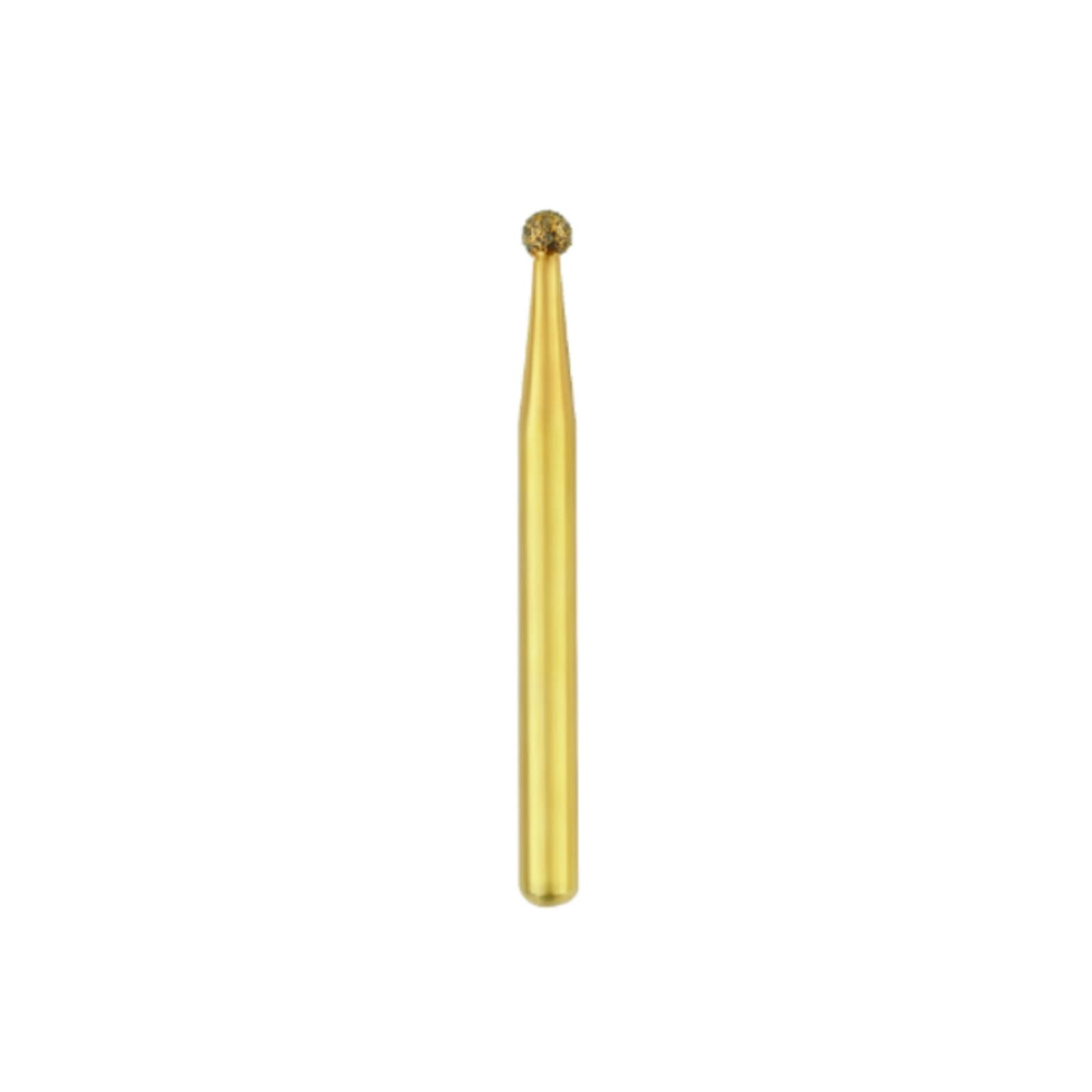 Great White Z Diamond Bur, FG, Round, #801-014, 1.4 mm, Medium Grit, 5/Pk, 18162 thumbnail 3
