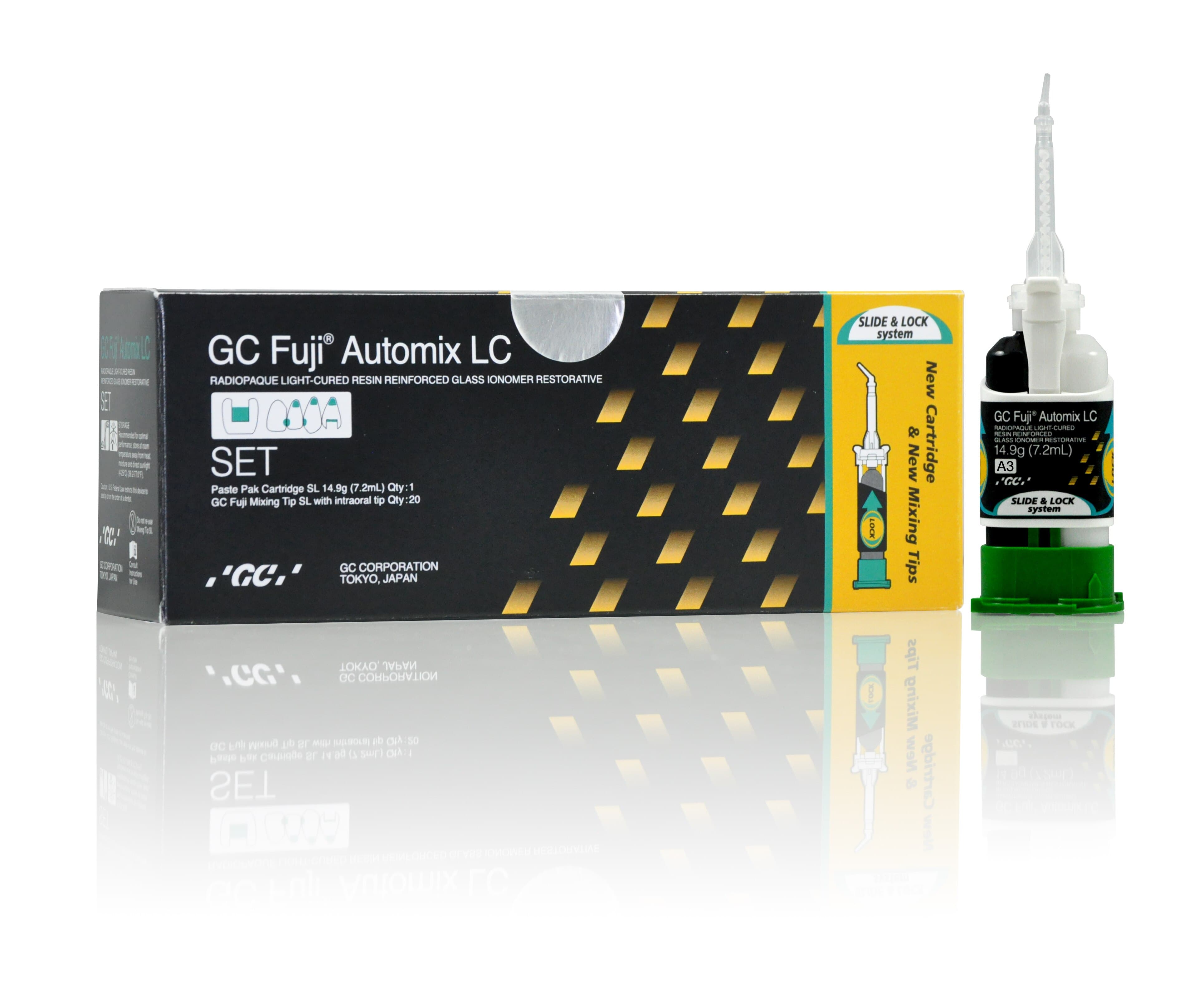 GC Fuji Automix LC Resin-Reinforced Glass Ionomer Restorative Set, Shade A3, 14.9 g Cartridge with 20 Automix Tips, 012714 thumbnail 12