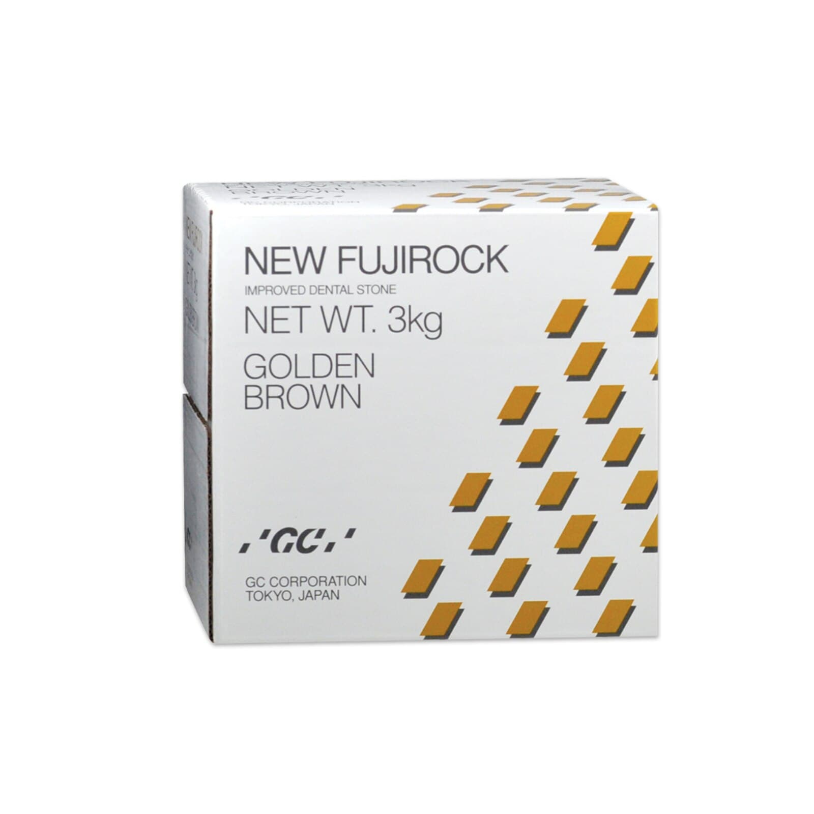 GC America New Fujirock Type IV Die Stone, Golden Brown, Regular Set, 3 kg, 315003 thumbnail 2
