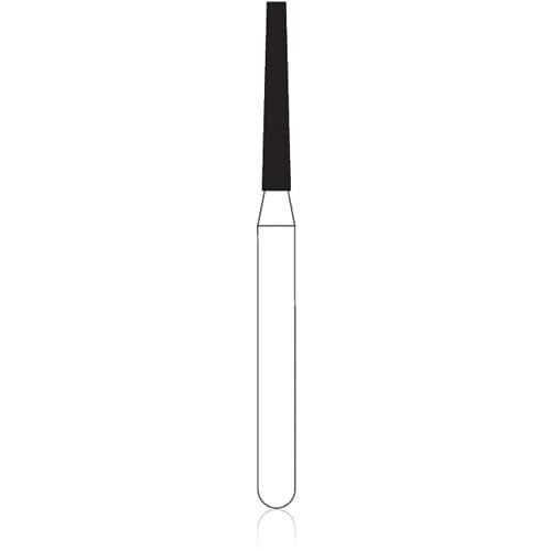 NTI Diamond Bur, FG, Round End Taper, #856-012, 1.2 mm Head, 8.0 mm Length, Super Coarse, Black, 5/Pk, SC856-012 thumbnail 7