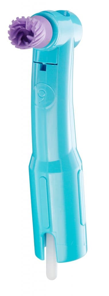 Young Contra Elite Original Latex-Free Disposable Prophy Angle, Soft Short Purple Cup, 1200/Box, 155612 thumbnail 3