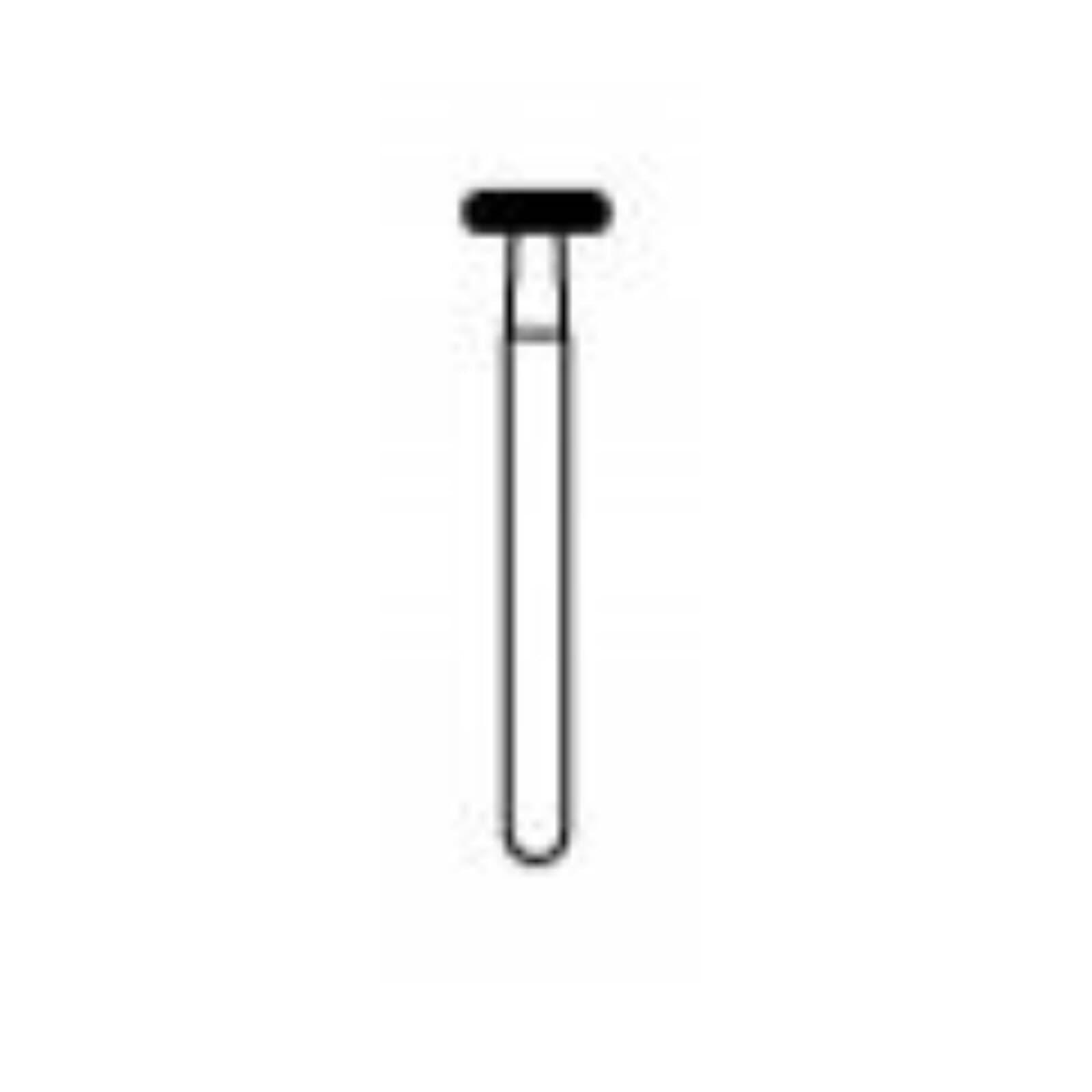 NTI Friction Grip Diamond Bur, Fine, Donut, #909-040 / F909-040, 2.0 mm Length, 5/Pkg thumbnail 2
