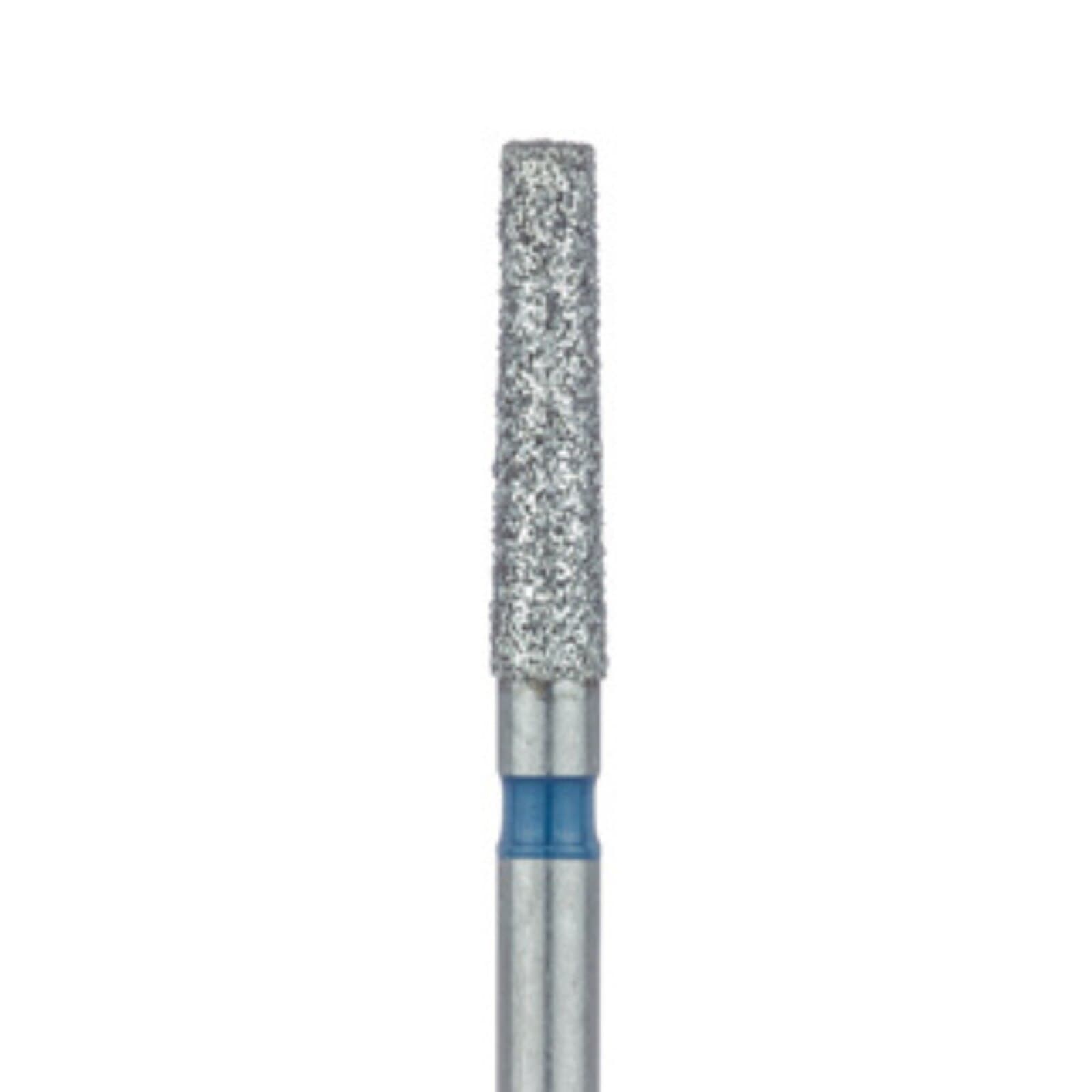 Meisinger Multi-Use Diamond Bur, FG, End Cutting Cylinder, #839, 1.2 mm, Medium, Blue, 5/Pk, 839-012-FG thumbnail 3