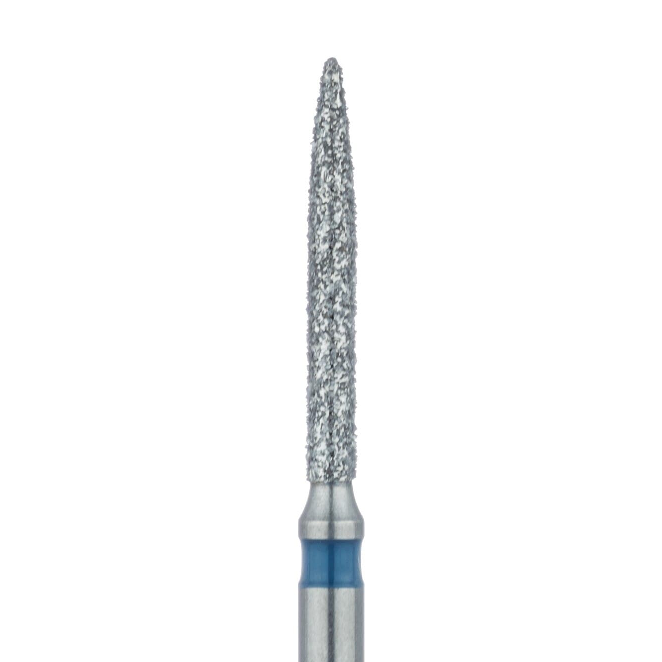 Meisinger 863H-012-FG Diamond Bur, Super Coarse, Black, Long Flame, Friction Grip, 1.2 mm Head Diameter, 10 mm Head Length, 5/Pkg thumbnail 3