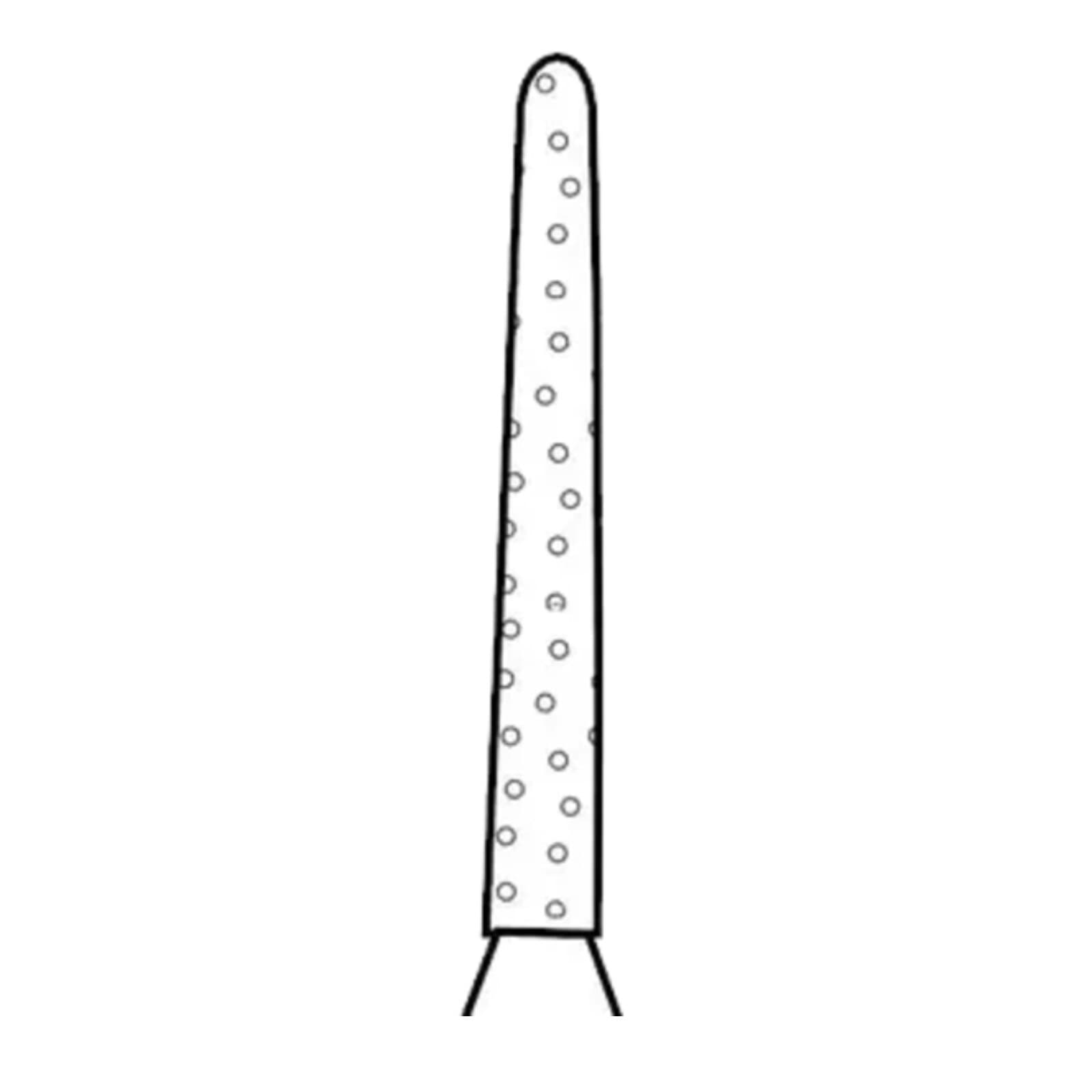 Two Striper Diamond Bur, FG, Round-End Taper, 781.8C, Coarse, Green, 1.2 mm Major/0.8 mm Minor Diameter, 8 mm Length, 5/Pk, 2015478 thumbnail 7