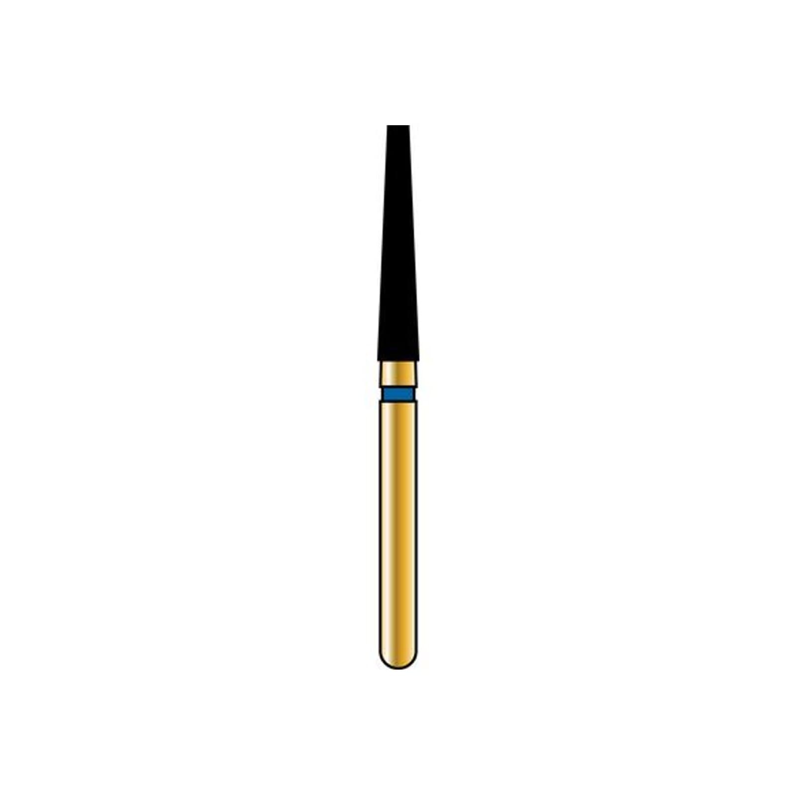 Alpen Diamond Bur, Friction Grip (FG), Flat End Taper, Coarse, #848-018C, 5/Pk thumbnail 2