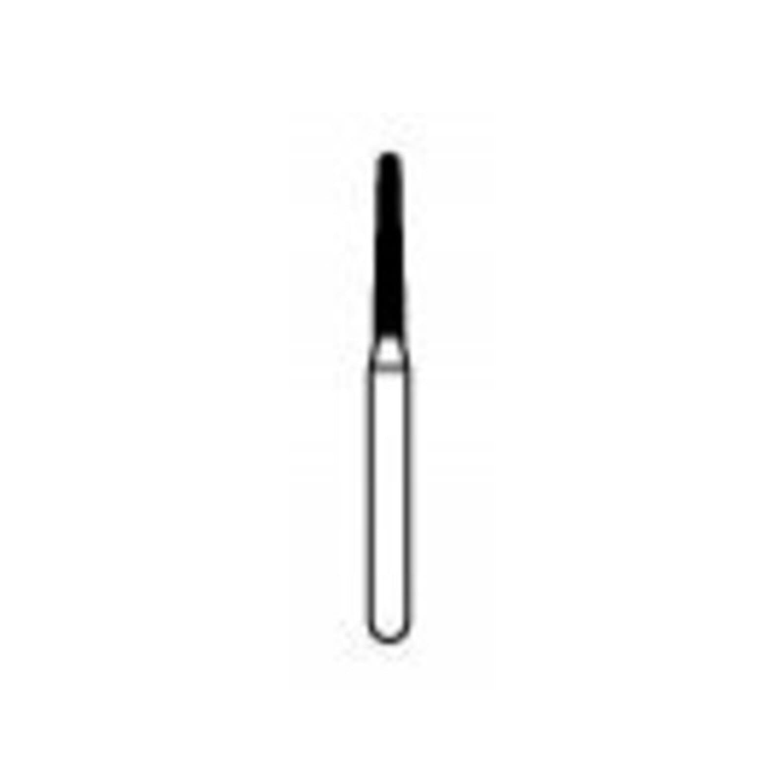 NTI Diamond Bur, FG, Round End Taper, #856-012, Fine, Red, 1.2 mm, 5/Pk, F856-012 thumbnail 3